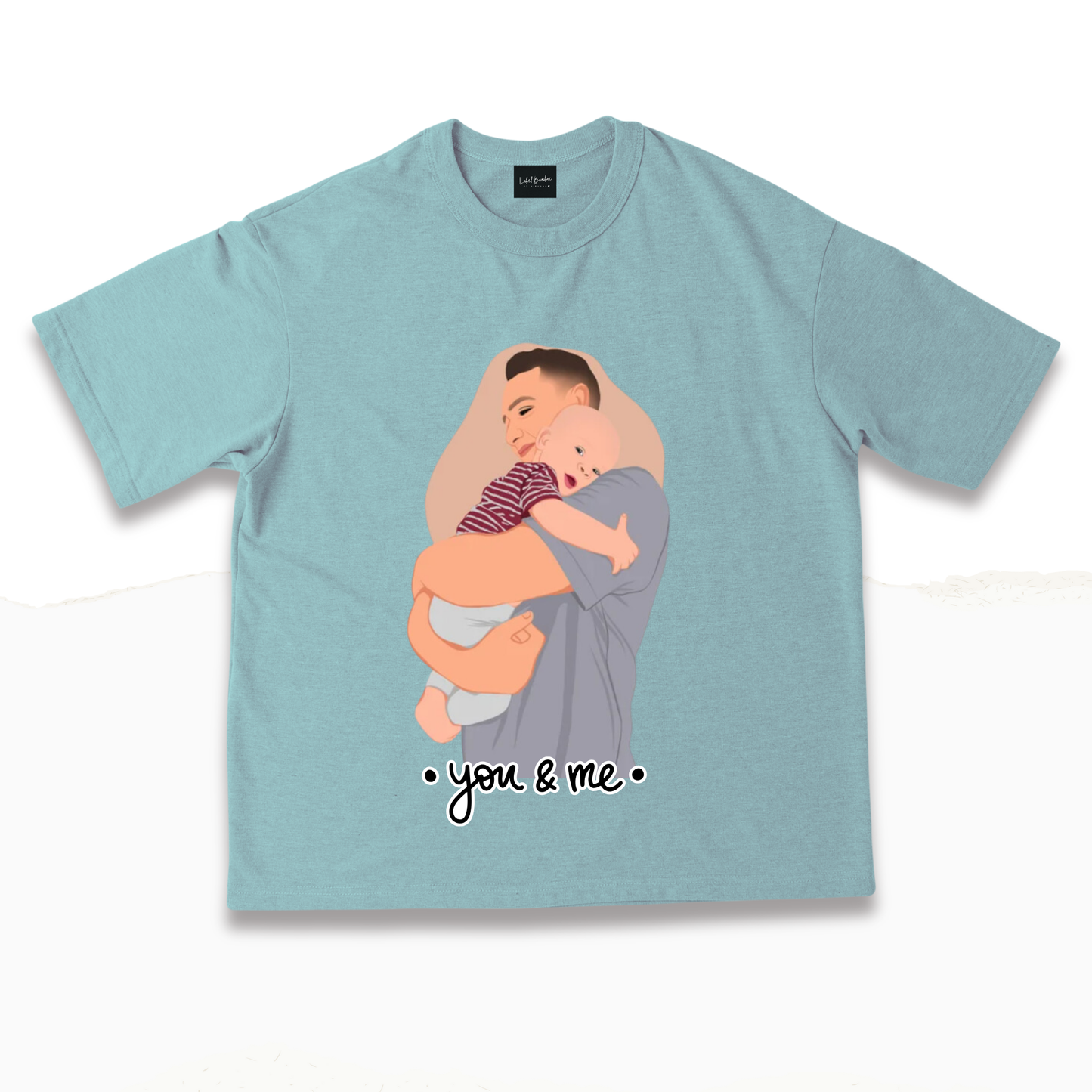 CUSTOM PORTRAIT TSHIRT + PORTRAIT DIGITAL ART