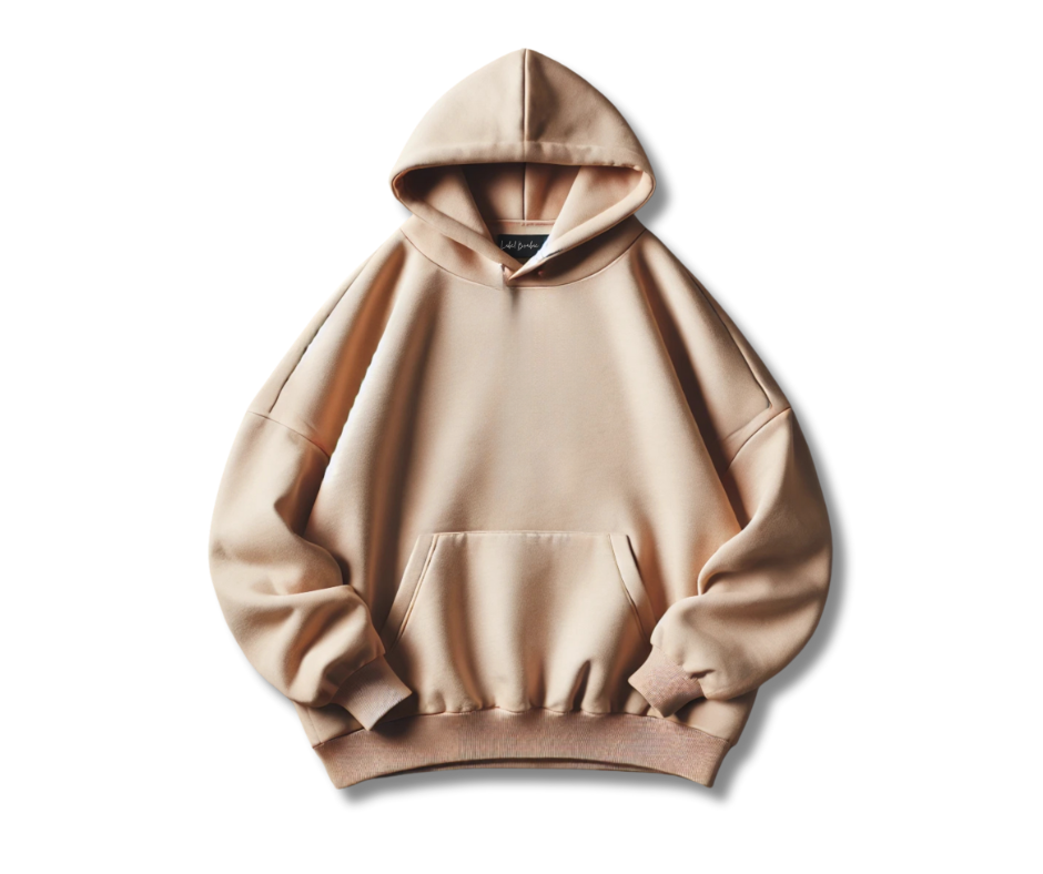 BEIGE OVERSIZED HOODIE