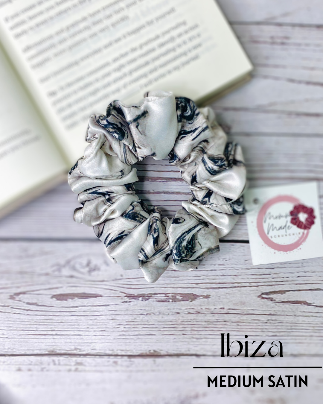 IBIZA - PREMIUM SATIN HAIR SCRUNCHIE