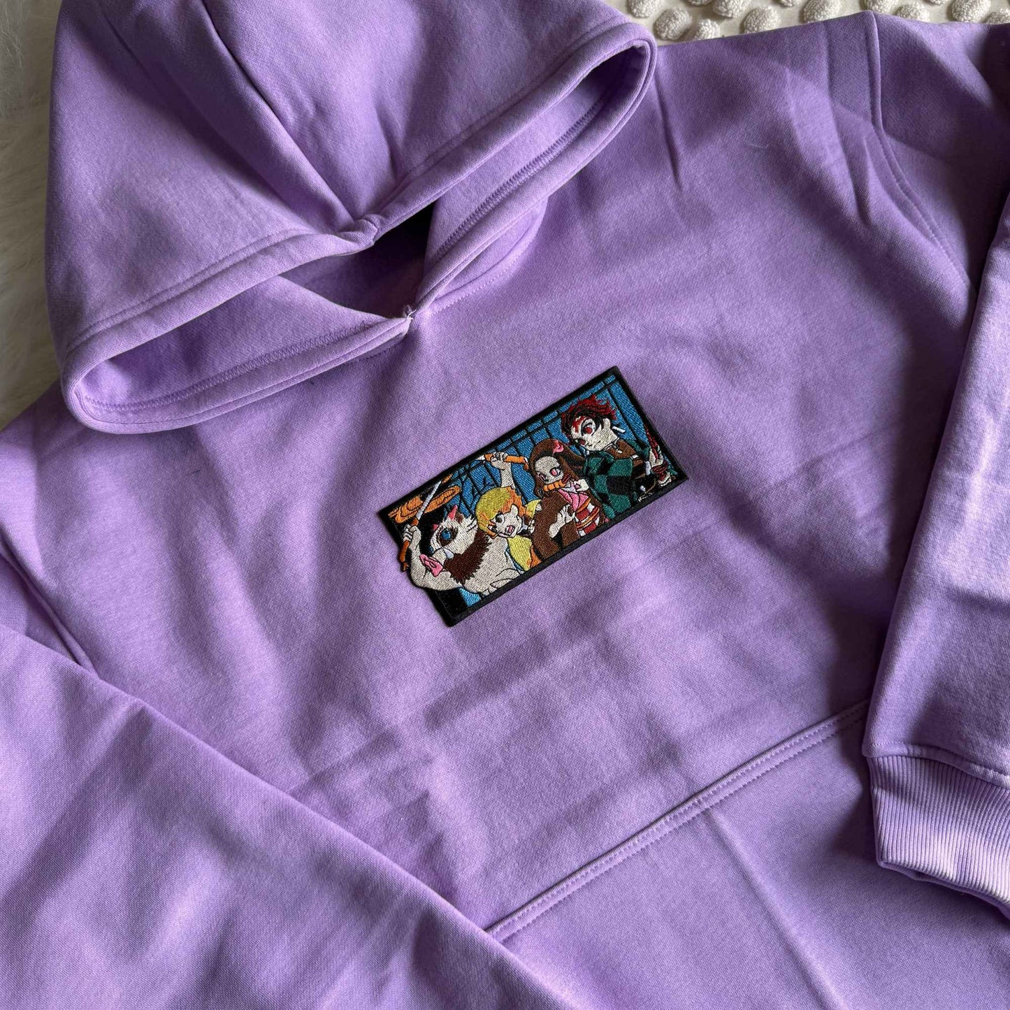 DEMON SLAYER GANG - ANIME EMBROIDERED HOODIE/SWEATSHIRT