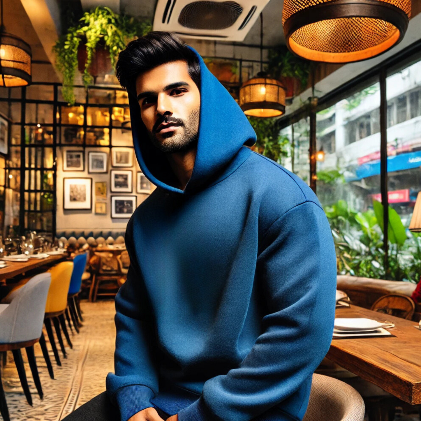 BERRY OVERSIZED HOODIE