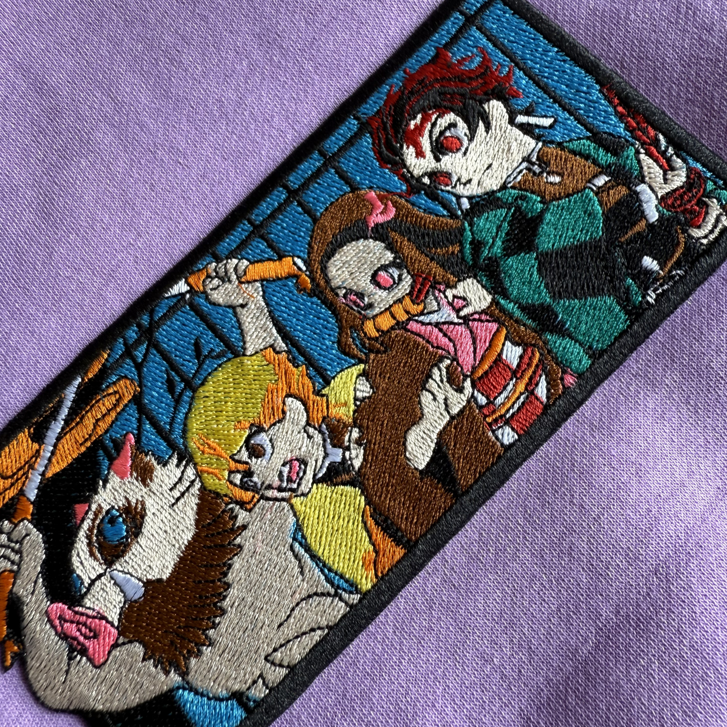 DEMON SLAYER GANG - ANIME EMBROIDERED HOODIE/SWEATSHIRT