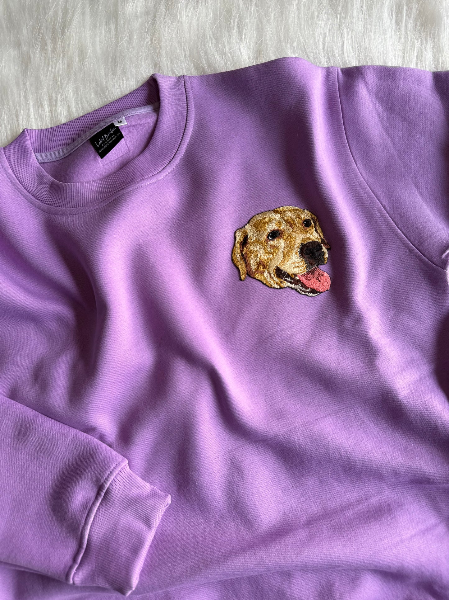 CUSTOM PET EMBROIDERY ON HOODIE/SWEATSHIRT (1 PET)