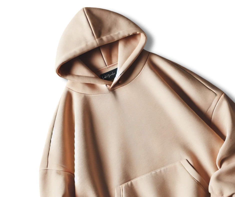 BEIGE OVERSIZED HOODIE