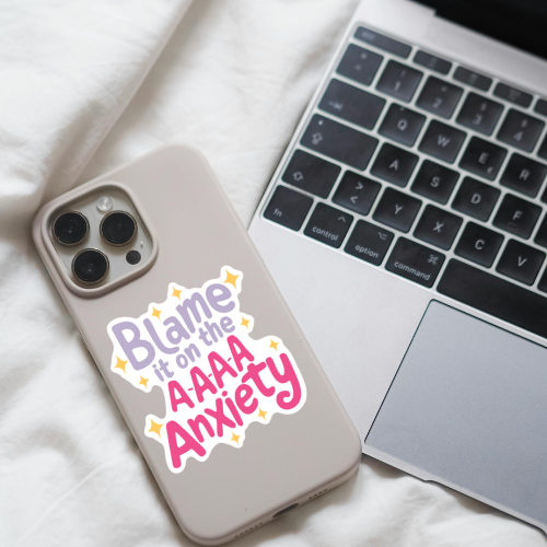 I'm JUST A GIRL Diecut Sticker