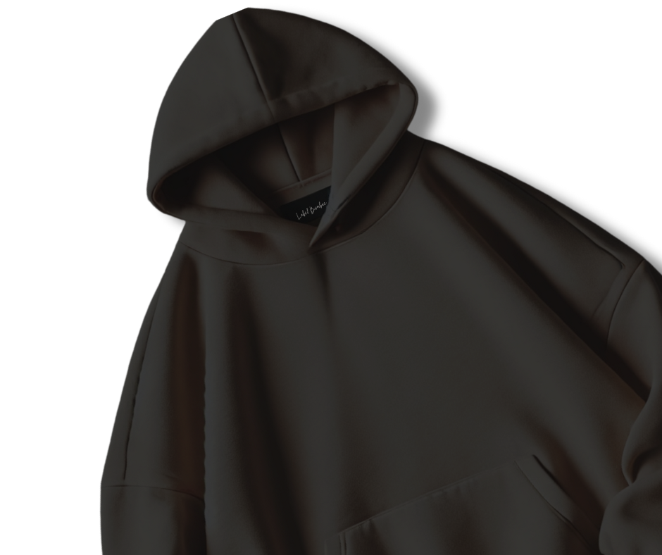 BLACK OVERSIZED HOODIE