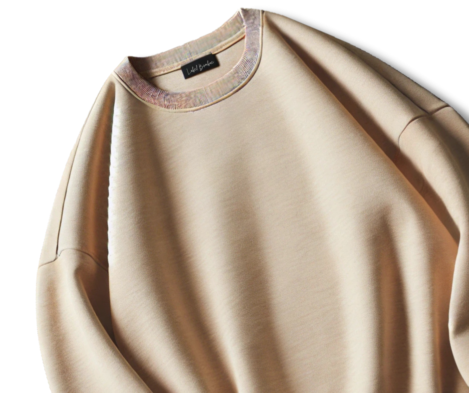BEIGE OVERSIZED SWEATSHIRT