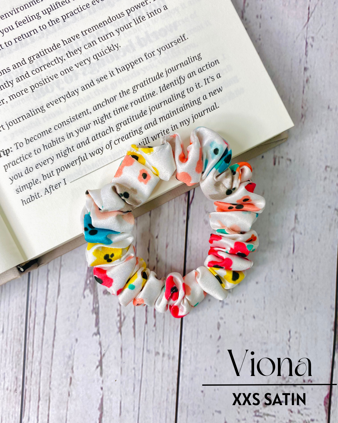 VIONA - PREMIUM SATIN HAIR SCRUNCHIE