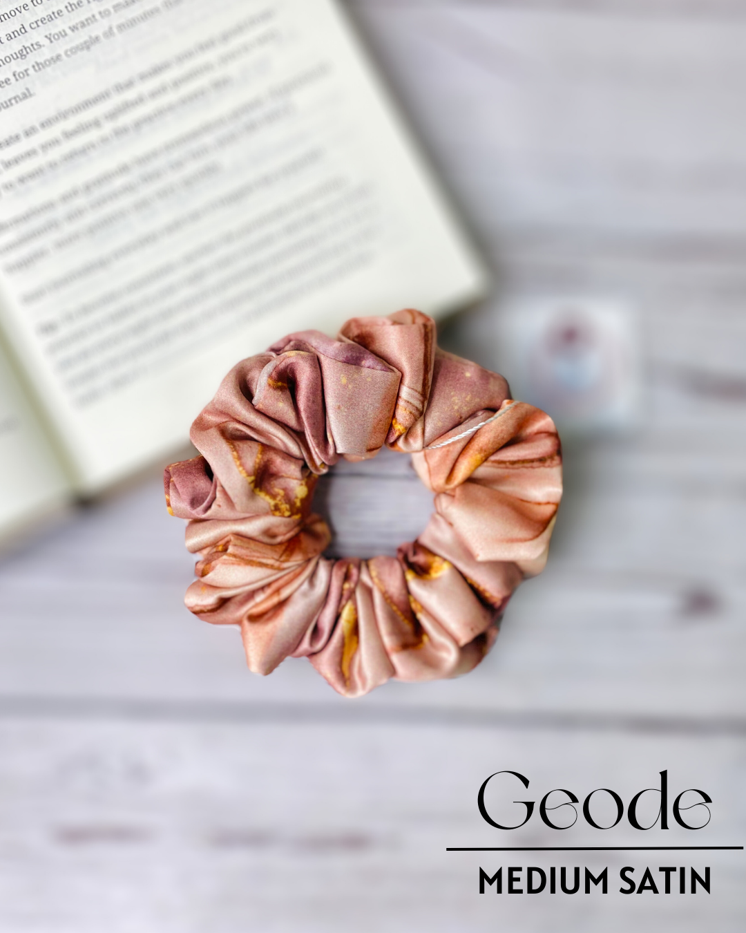 GEODE - PREMIUM SATIN HAIR SCRUNCHIE