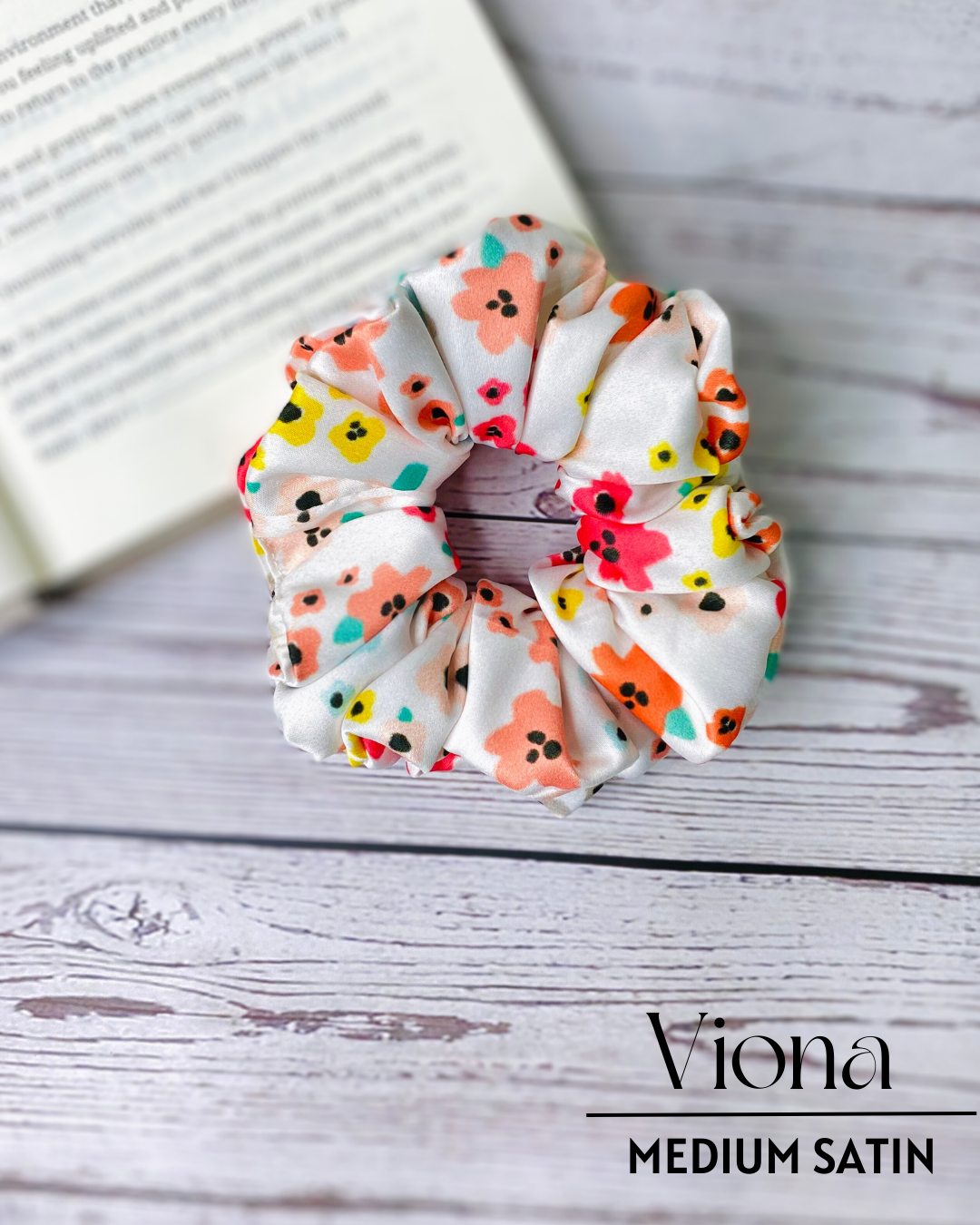 VIONA - PREMIUM SATIN HAIR SCRUNCHIE