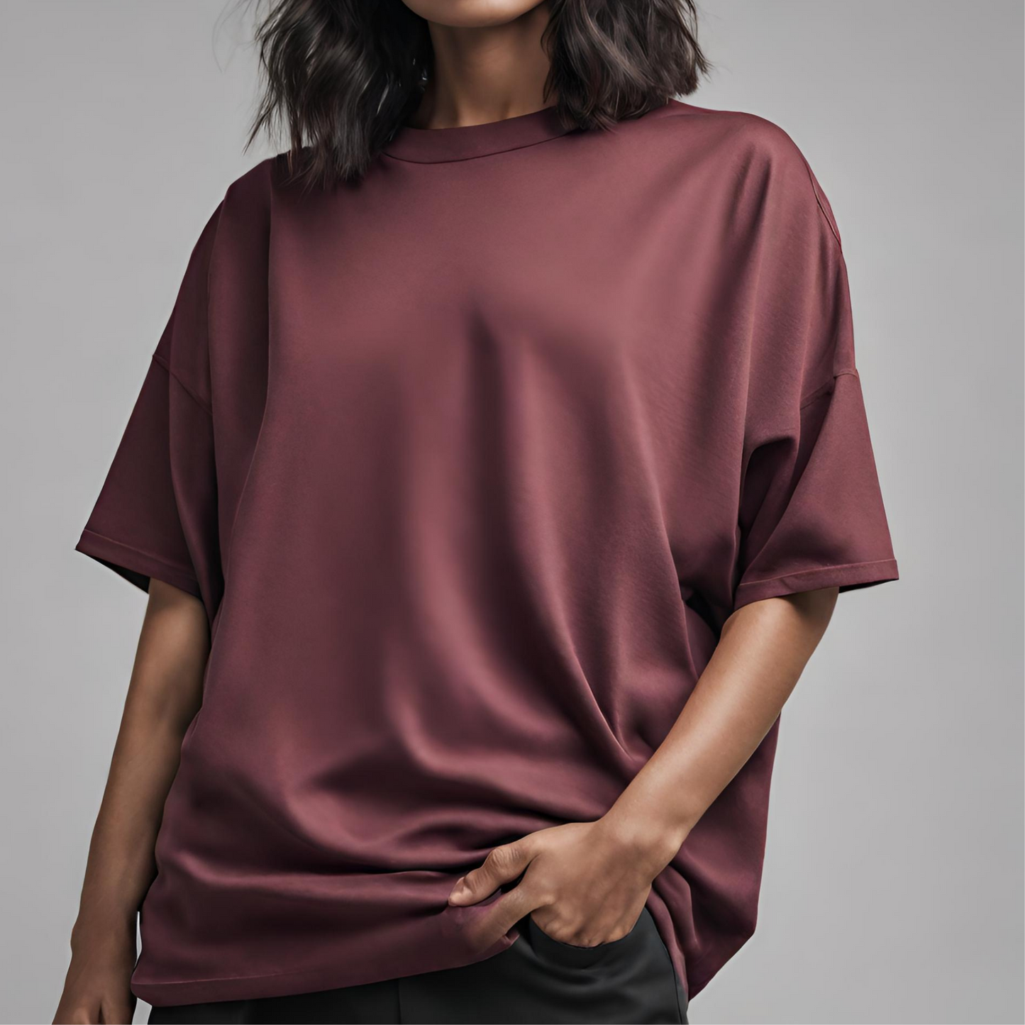 ROSE - SOLID OVERSIZED TSHIRT