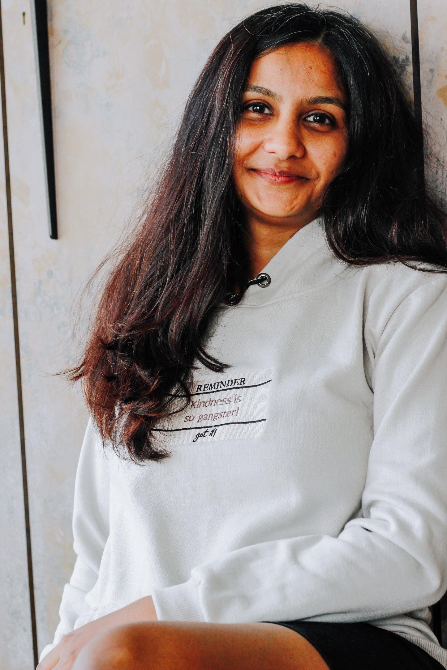 REMINDER  : KINDNESS IS SO GANGSTER - REGULAR FIT SWEATSHIRT AND HOODIE