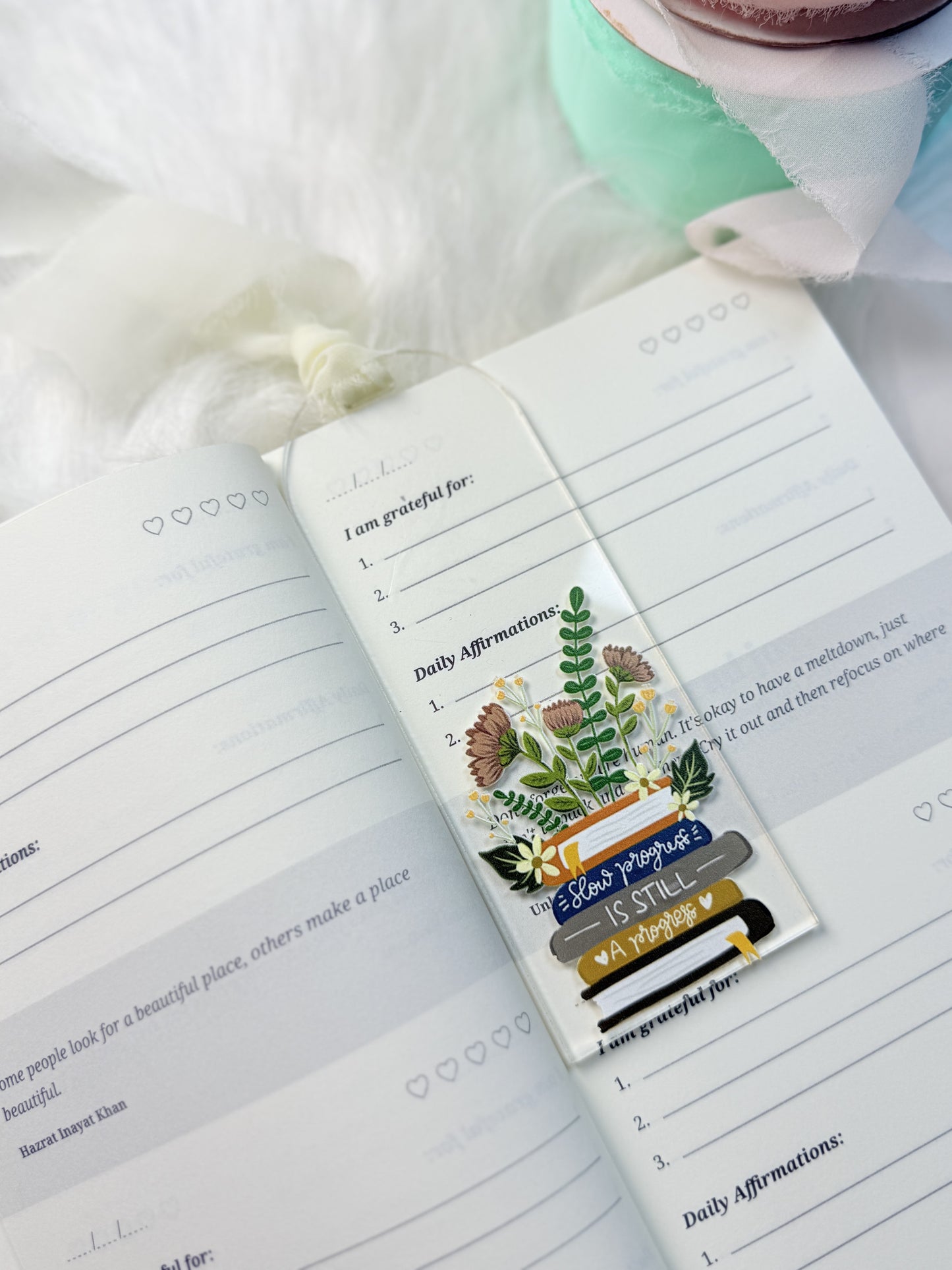 Slow Progress is still progress Acrylic Bookmark