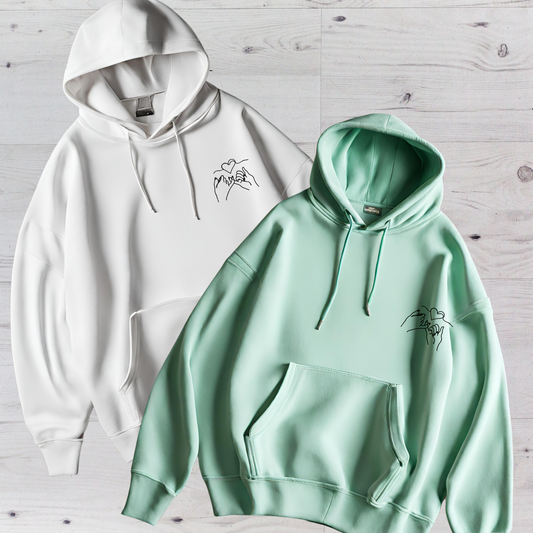 COUPLE EMBROIDERED SWEATSHIRT/ HOODIE