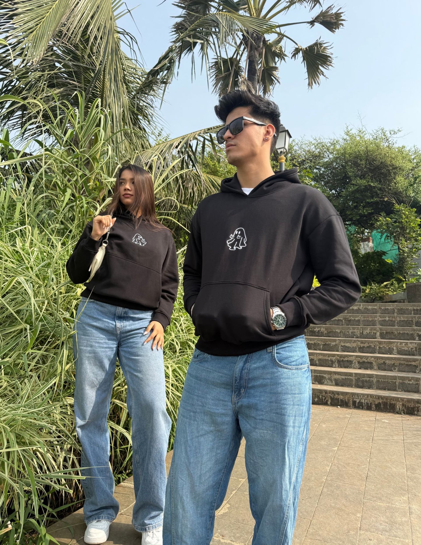 GHOST COUPLE HOODIES