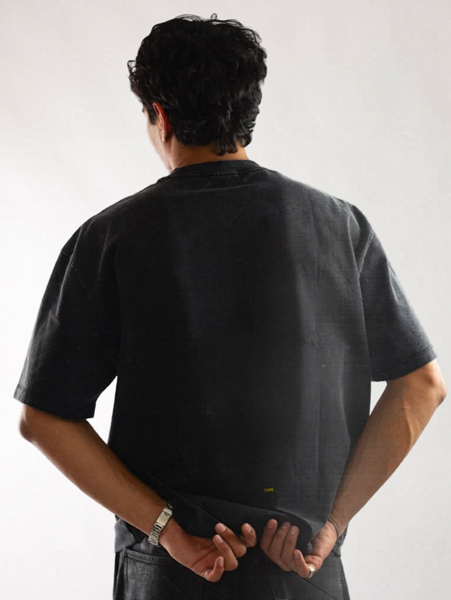 STEEL GREY  - SOLID OVERSIZED TSHIRT