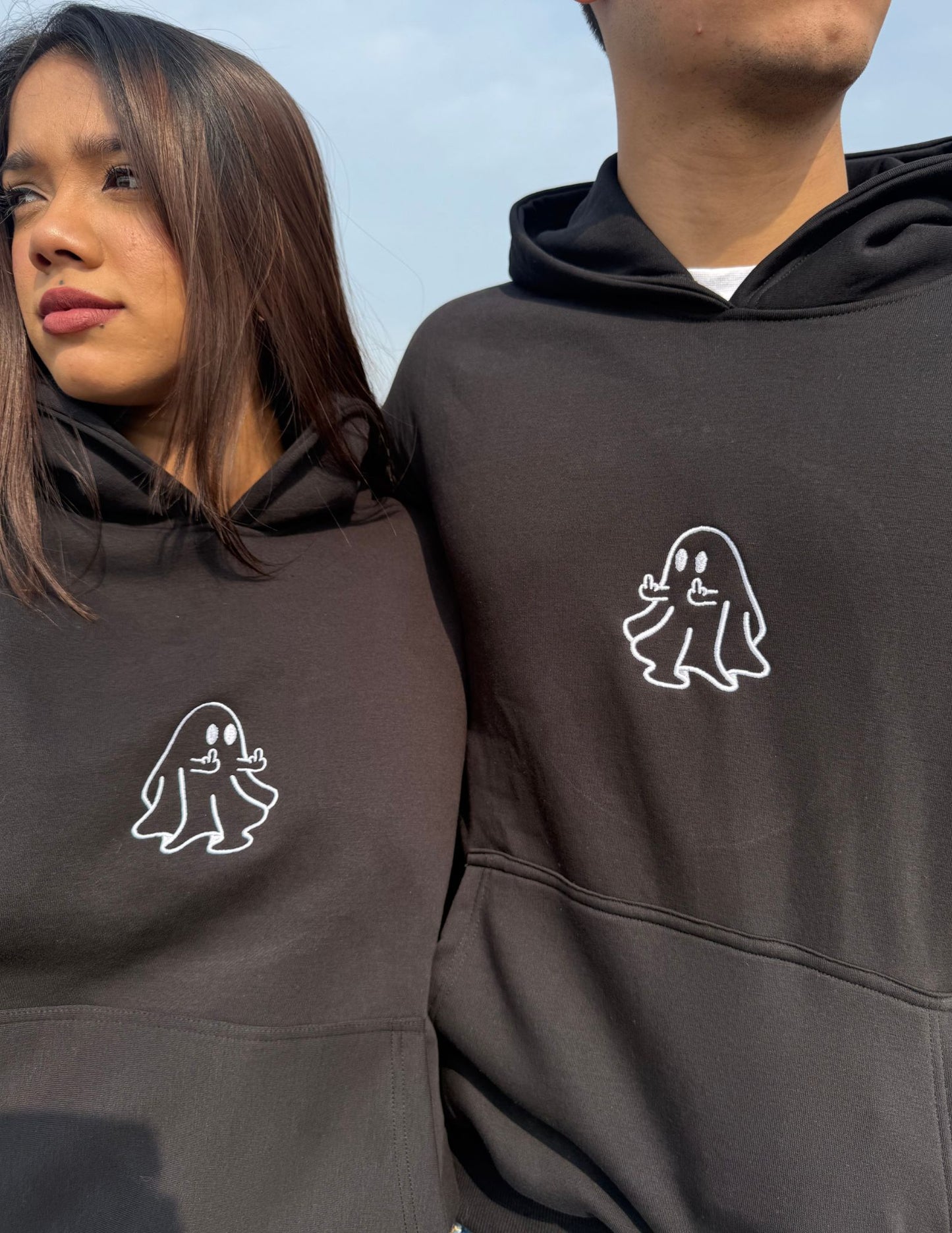 GHOST COUPLE HOODIES