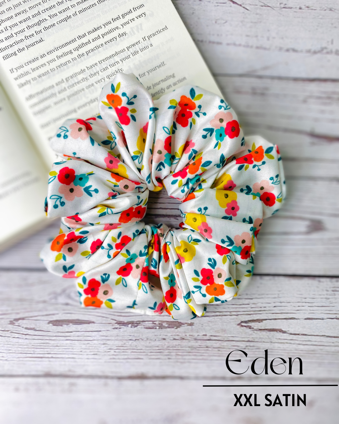 EDEN - PREMIUM SATIN HAIR SCRUNCHIE