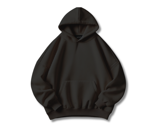 BLACK OVERSIZED HOODIE