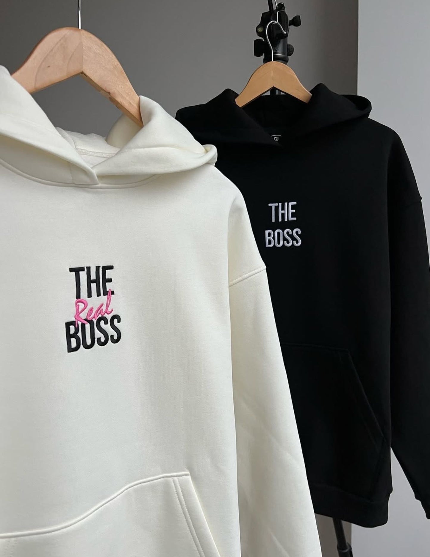 THE BOSS & THE REAL BOSS COUPLE HOODIES