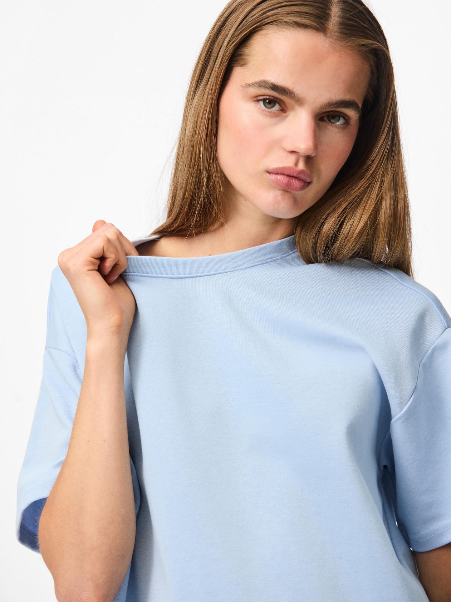 PALE AQUA - SOLID OVERSIZED TSHIRT