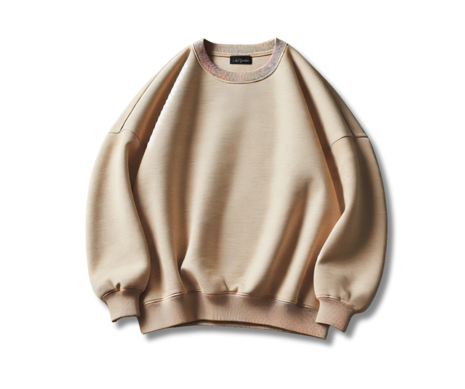 BEIGE OVERSIZED SWEATSHIRT