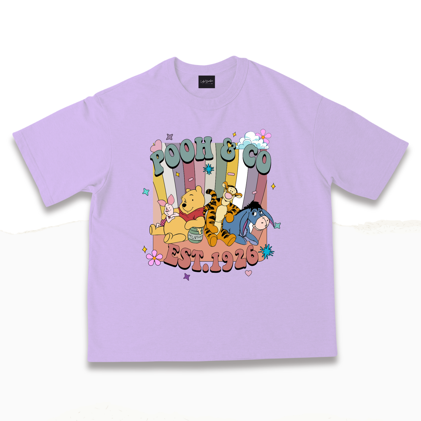 POOH & CO LILAC OVERSIZED TSHIRT