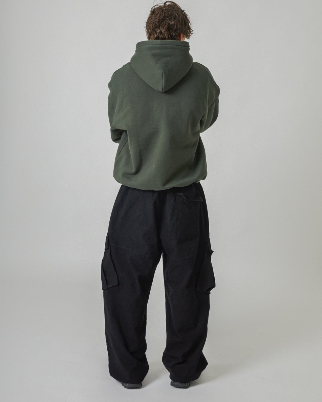 OLIVE OVERSIZED HOODIE