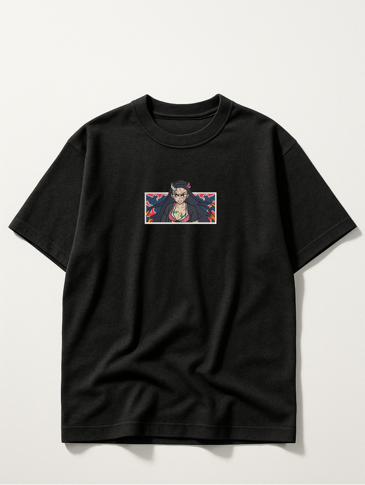 NEZUKO EMBROIDERED OVERSIZED UNISEX TSHIRT