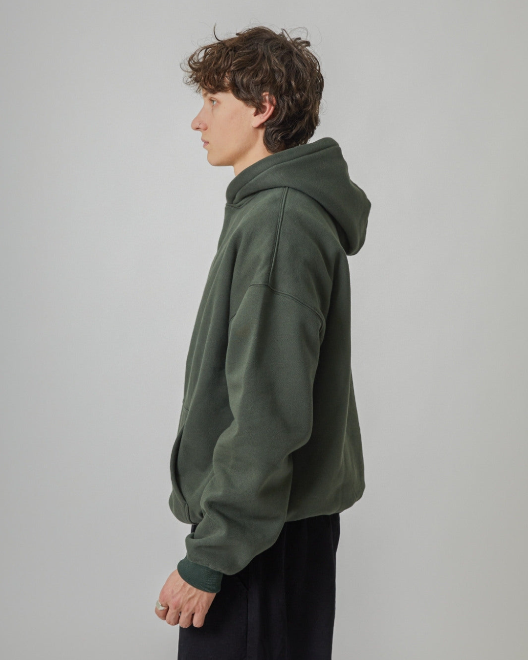 OLIVE OVERSIZED HOODIE