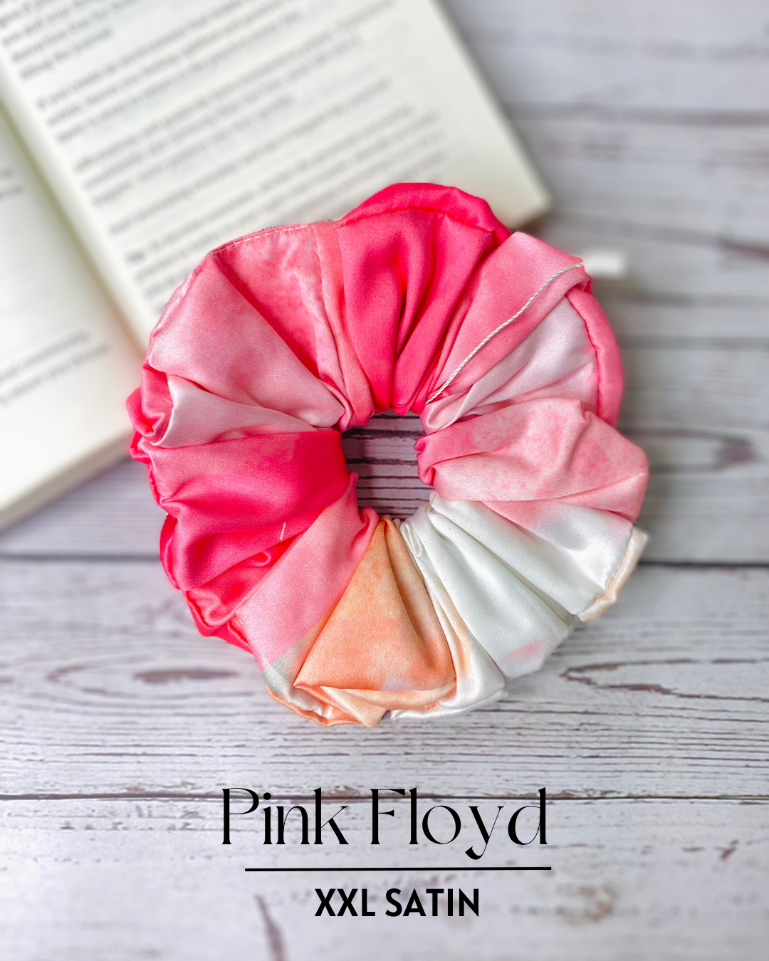 PINK FLOYD  - PREMIUM SATIN HAIR SCRUNCHIE