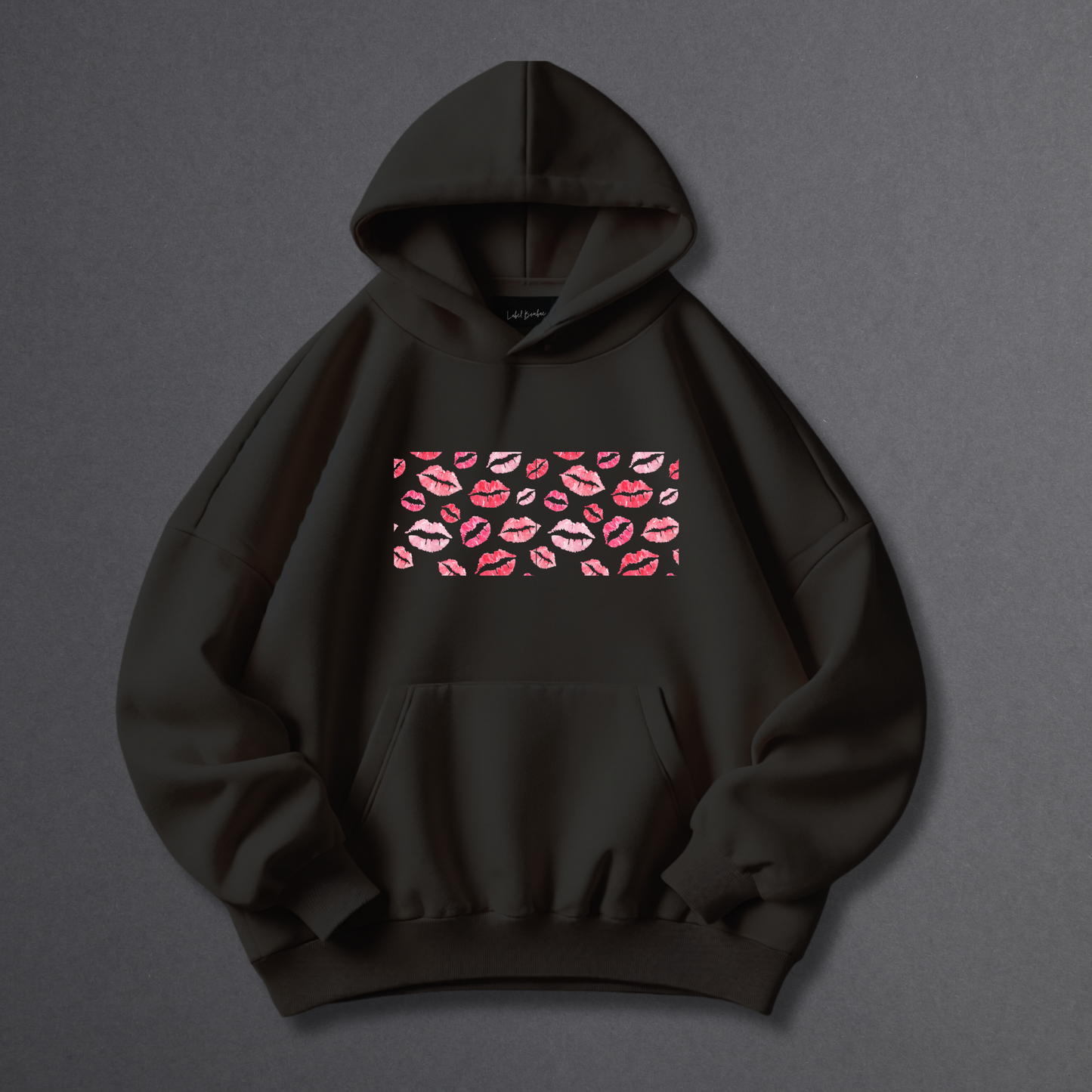 PERSONALISED REAL KISSES HOODIE (PRINTED)