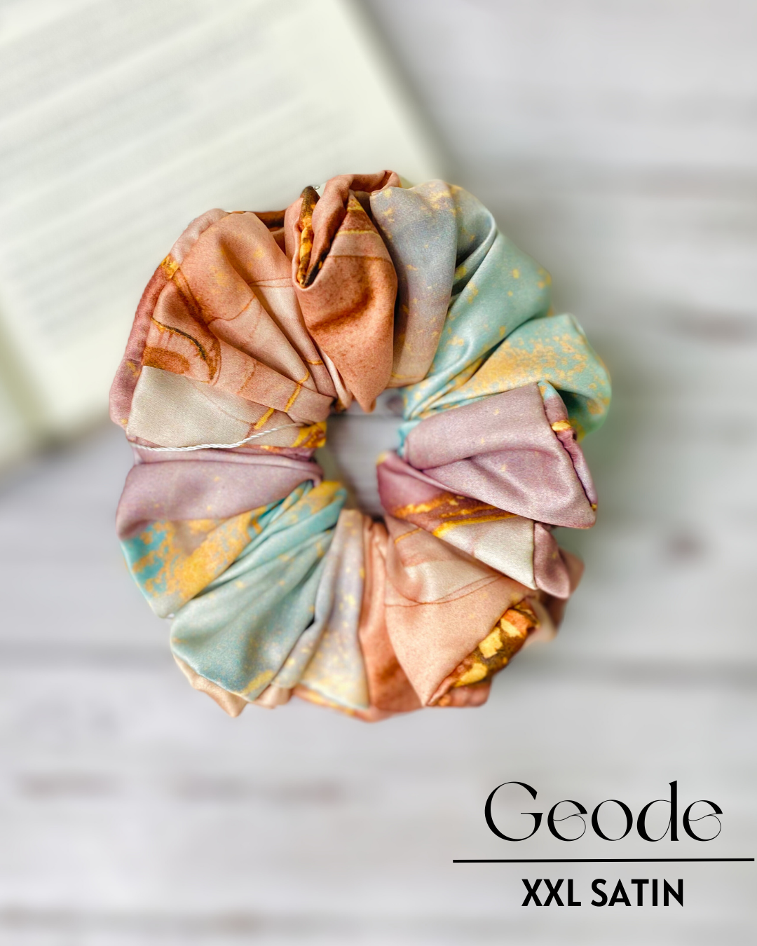 GEODE - PREMIUM SATIN HAIR SCRUNCHIE