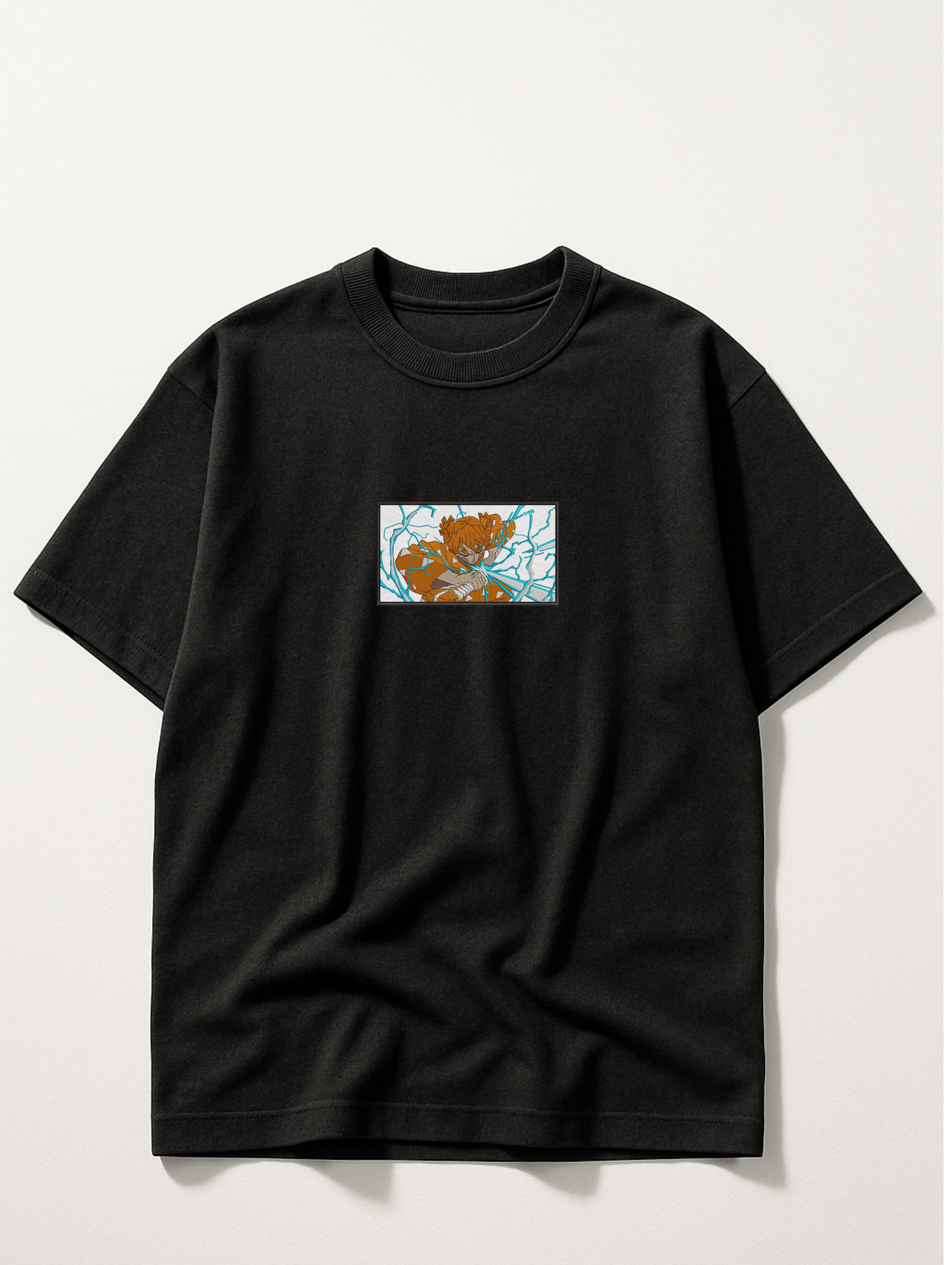 ZENITSU EMBROIDERED OVERSIZED UNISEX TSHIRT