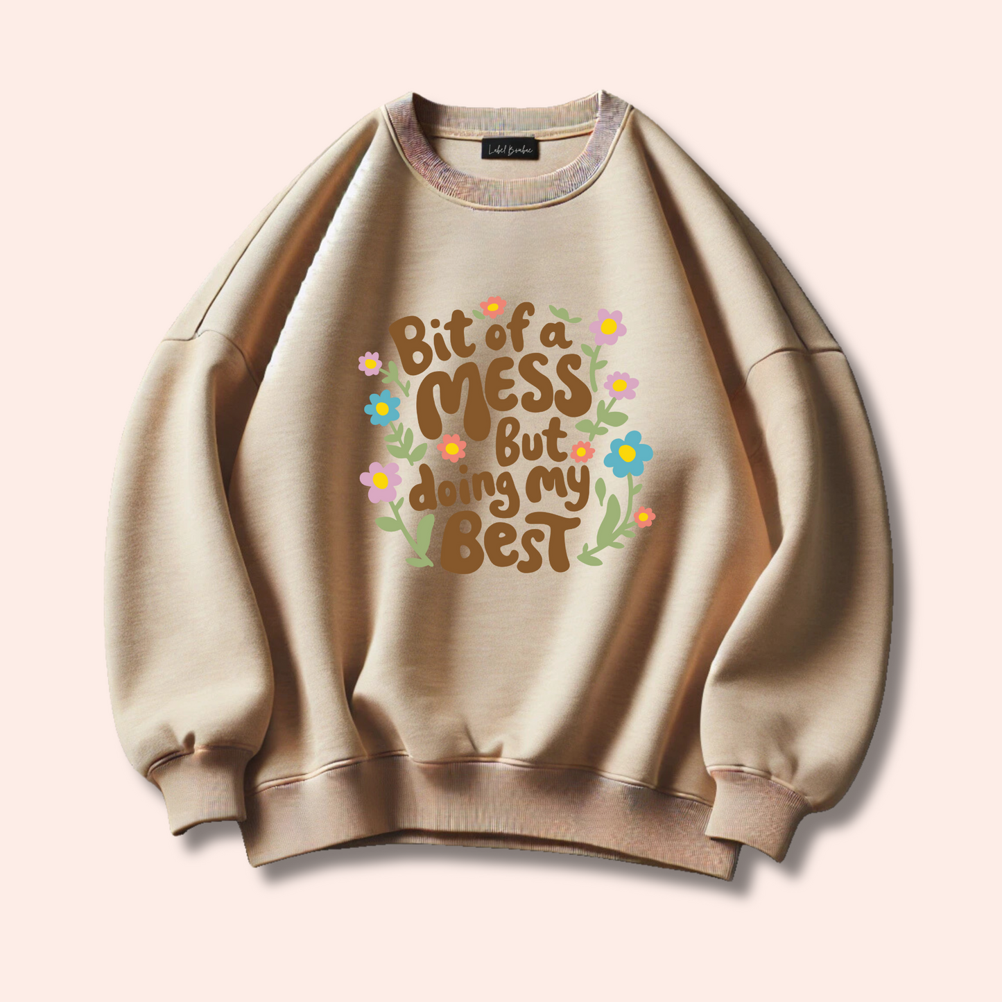 BIT OF A MESS BISCOFF OVERSIZED SWEATSHIRT