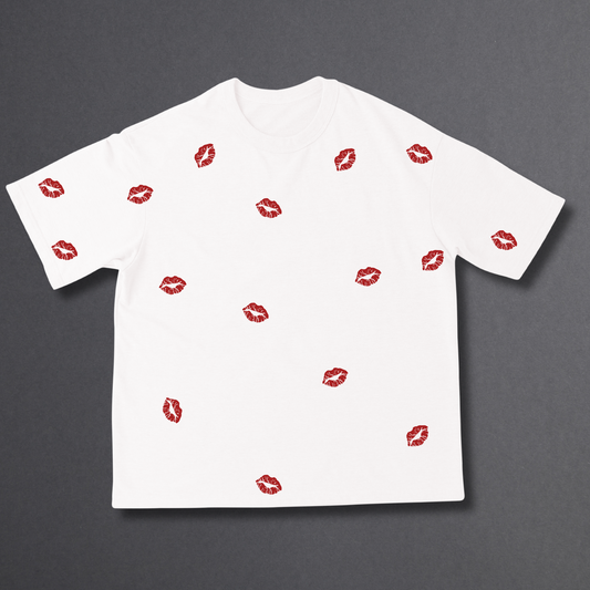 PERSONALISED REAL KISSES TSHIRT (PRINTED)