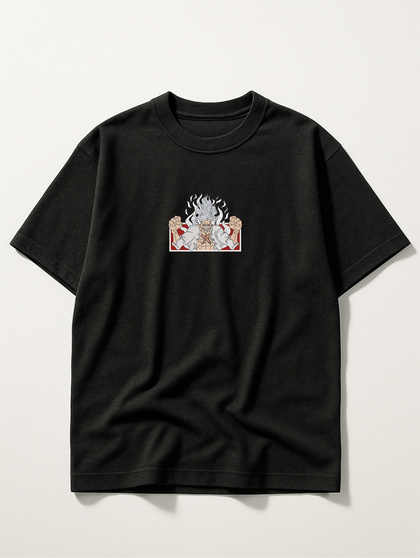 LUFFY EMBROIDERED OVERSIZED UNISEX TSHIRT