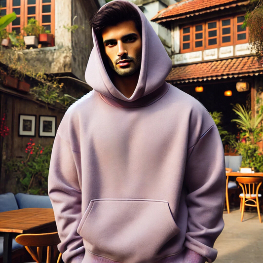 LAVENDER OVERSIZED HOODIE