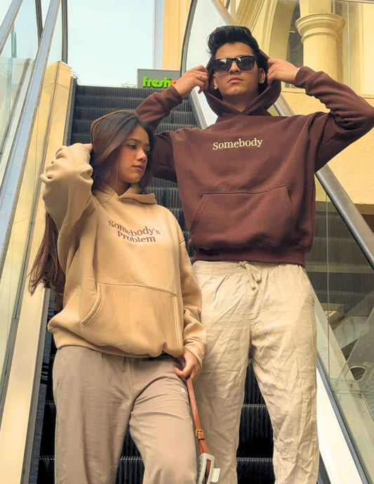 SOMEBODY'S PROBLEM COUPLE HOODIES