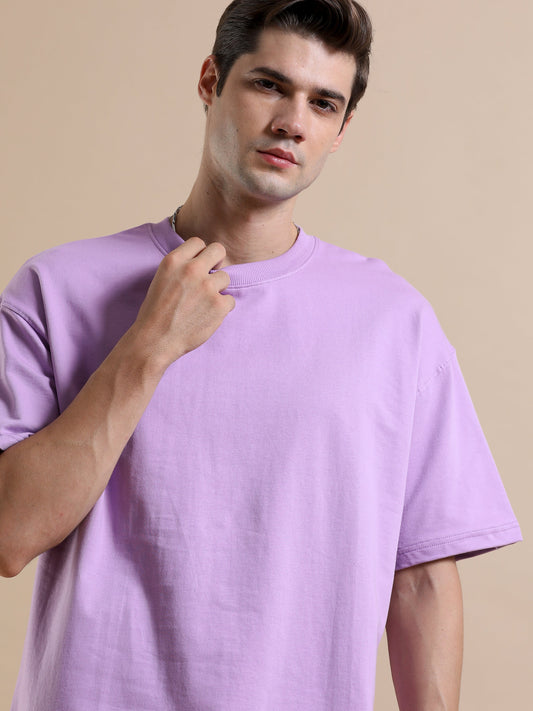 LILAC - SOLID OVERSIZED TSHIRT