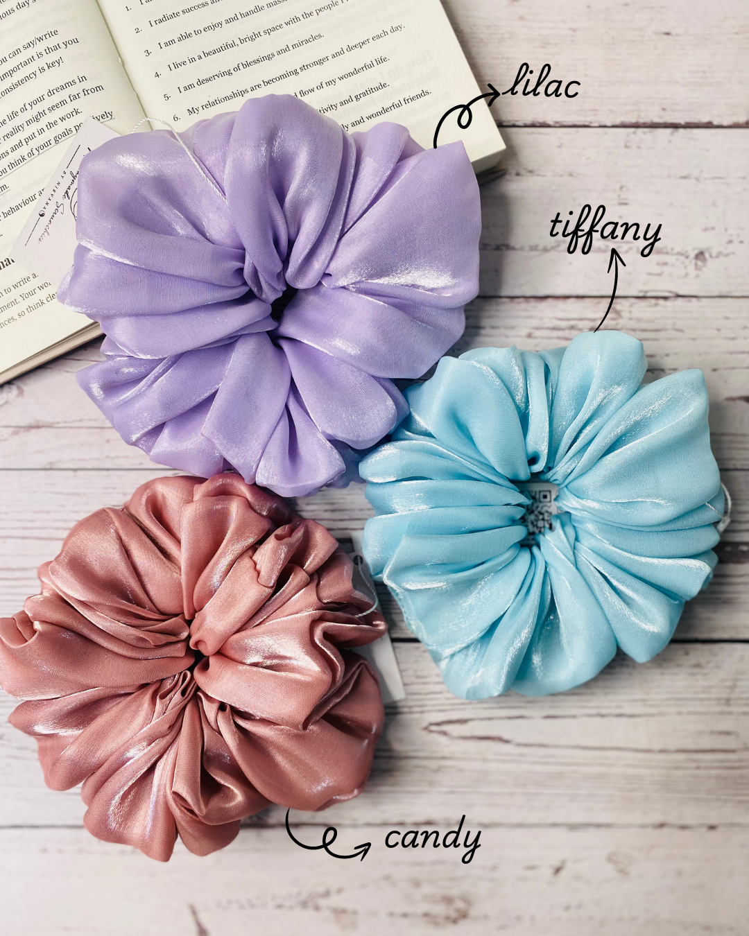 CLOUDIES ORGANZA XXL SCRUNCHIES
