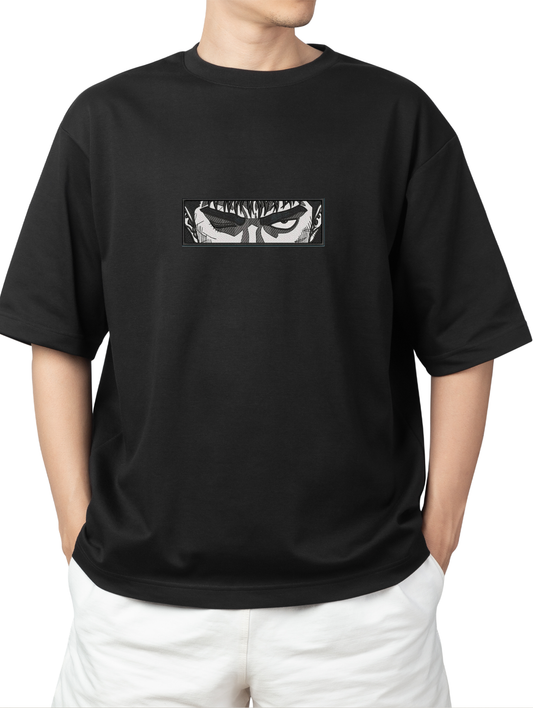 BERSERK EMBROIDERED OVERSIZED UNISEX TSHIRT