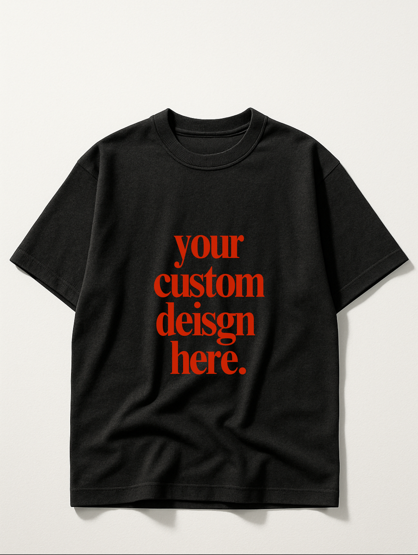 FRENCH TERRY 240GSM CUSTOM PRINTED OVERSIZED TSHIRTS