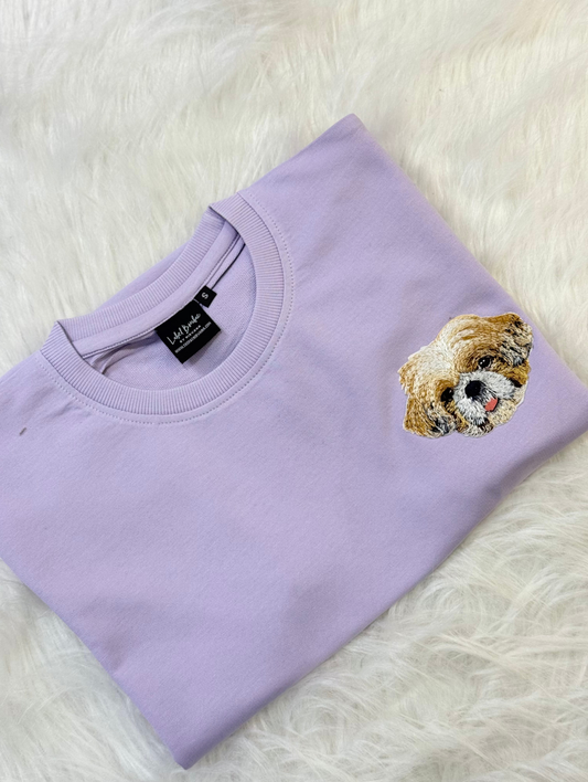 CUSTOM PET EMBROIDERY ON TSHIRT (1 PET)