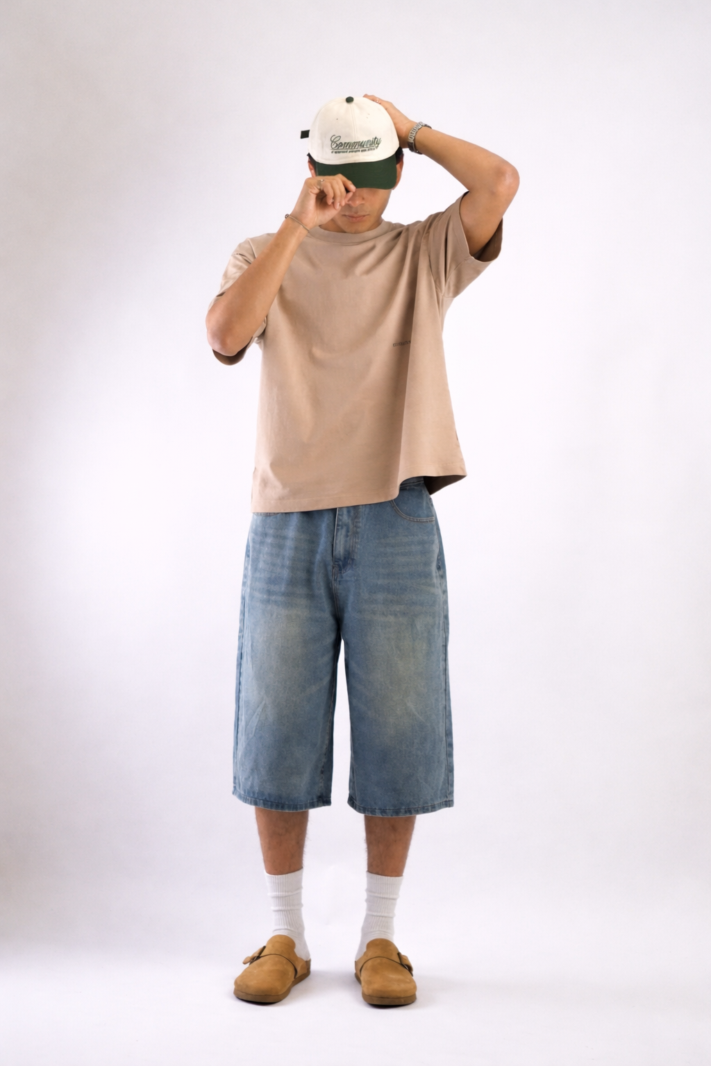 LATTE - SOLID OVERSIZED TSHIRT