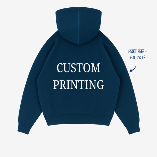 CUSTOMISED OVERSIZED HOODIE PRINTED