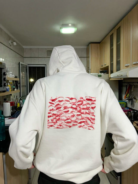 PERSONALISED REAL KISSES HOODIE (PRINTED)