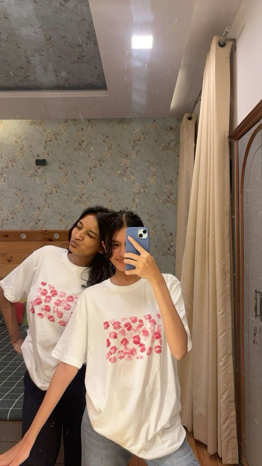 PERSONALISED REAL KISSES TSHIRT (PRINTED)