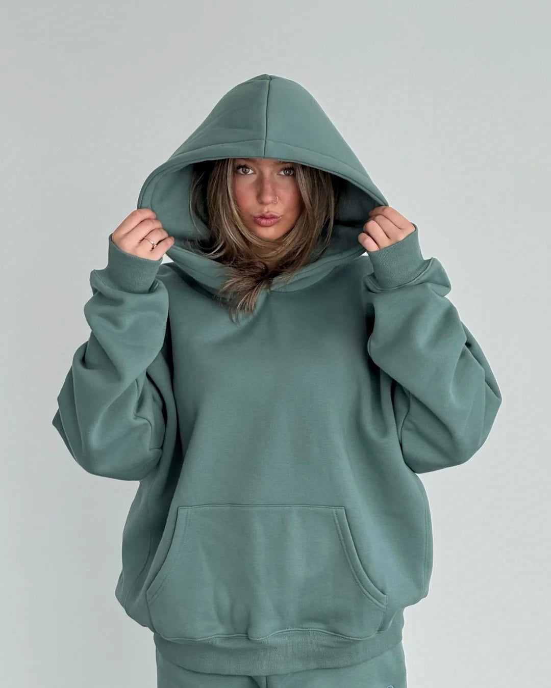 MATCHA OVERSIZED HOODIE