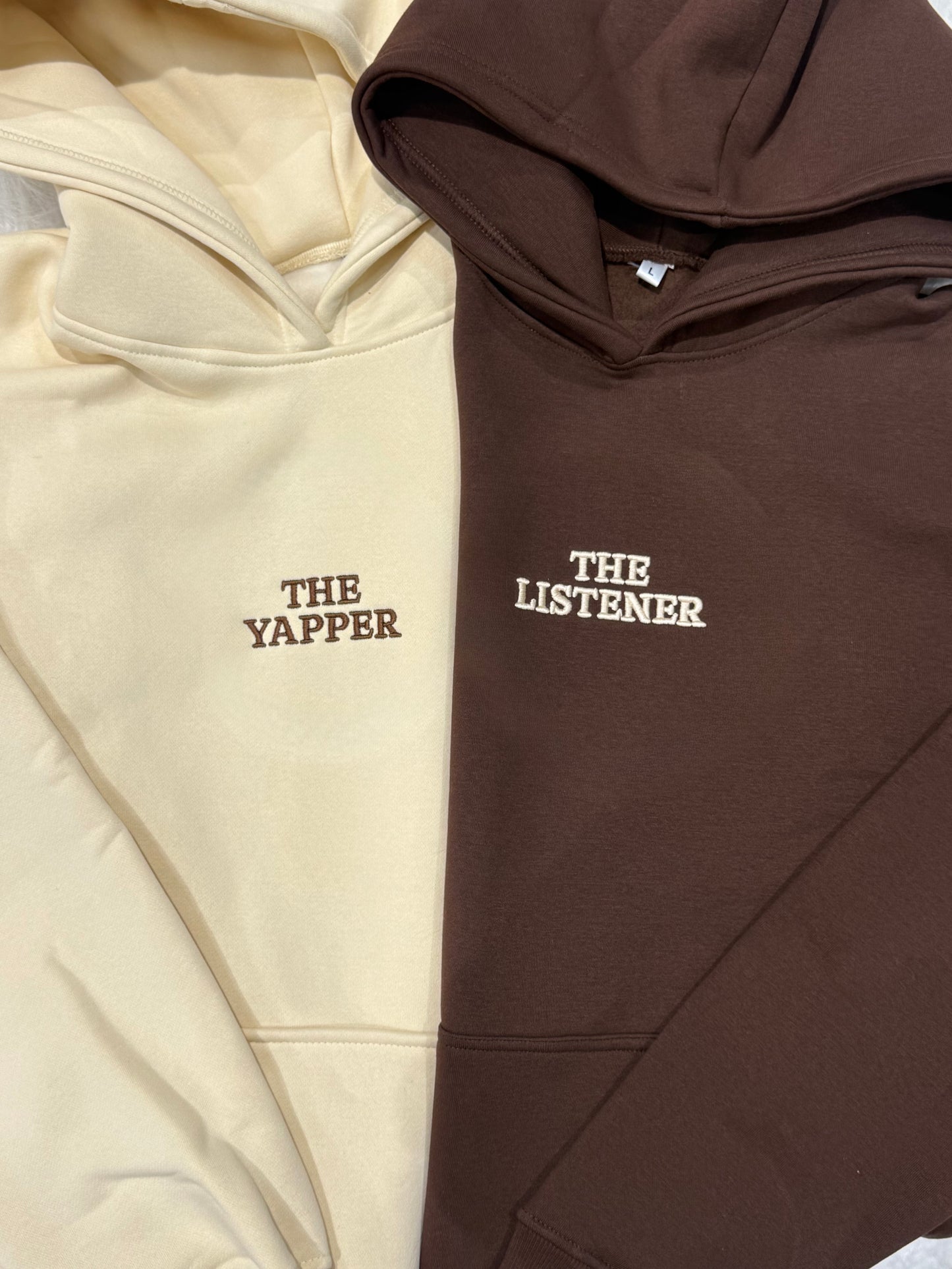 YAPPER LISTENER COUPLE HOODIES